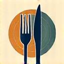 Icona ristorante e forchetta